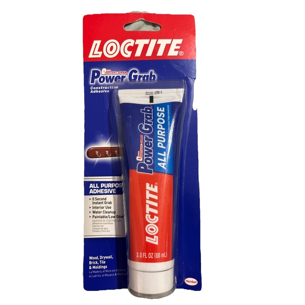 LOCTITE Power Grab All-Purpose Squeeze Tube Latex Construction Adhesive 6 oz